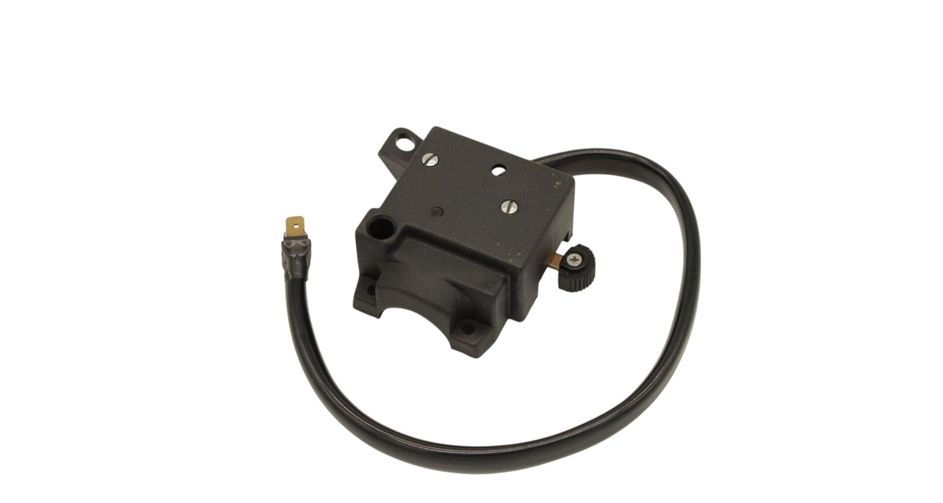Right switch incomplete, black button, Jawa 350/640 and 639, Mototechna