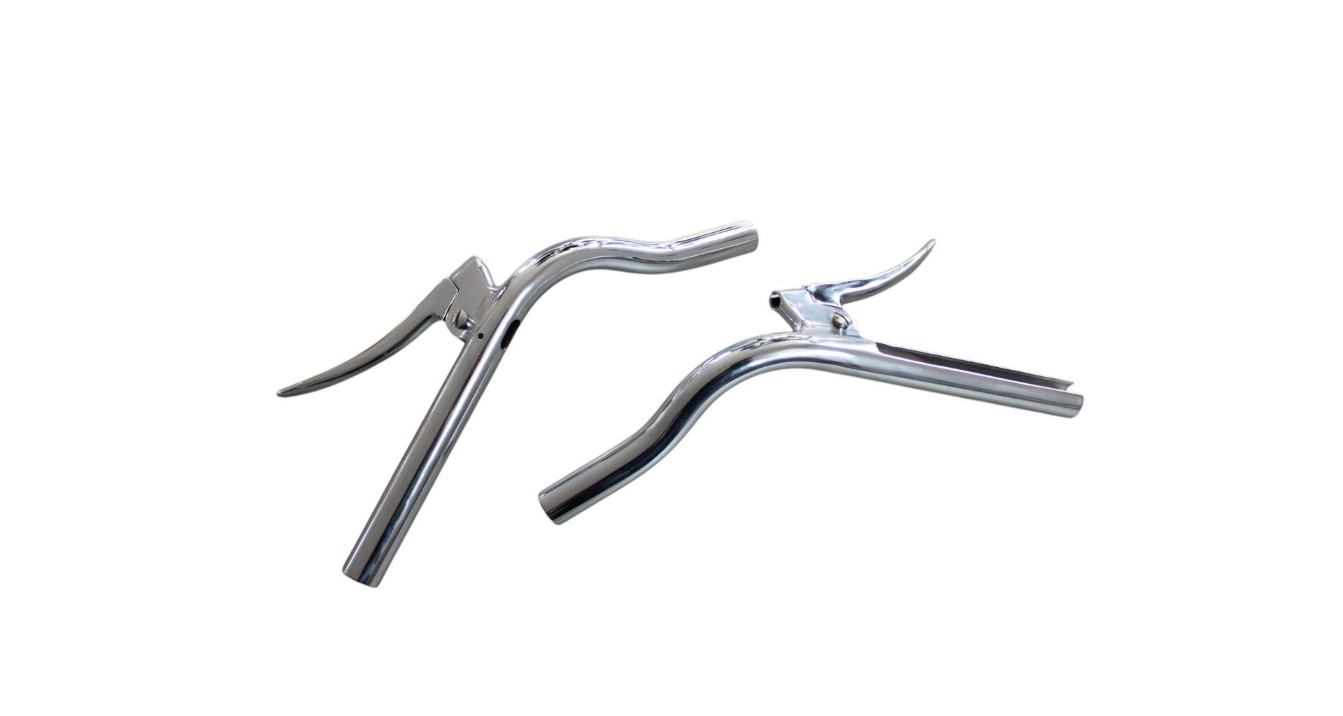 Jawa Pérák handlebars, Czech-made, A1 with cast metal levers