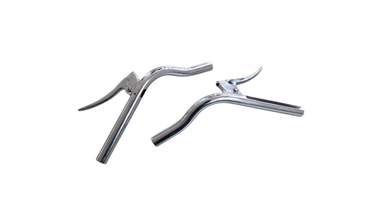 Jawa Pérák handlebars, Czech-made, A1 with cast metal levers