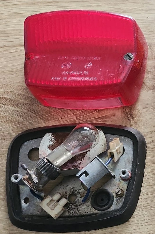 Jawa Tail light assembly light red